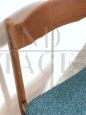 Set of 6 vintage Italian chairs in beech wood