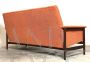 Sofa by Gigi Radice for Minotti in orange velveteen