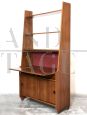 Vintage Scandinavian style teak highboard bookcase