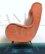 Senior orange armchair attr. Marco Zanuso                            