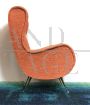 Senior orange armchair attr. Marco Zanuso