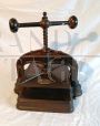 Antique book binding press