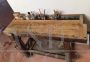 Antique carpenter's workbench with double vice