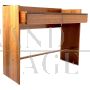 MIM Roma design console desk in solid rosewood, Italy 1970s