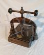 Antique book binding press