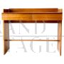 MIM Roma design console desk in solid rosewood, Italy 1970s