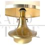 Mid-century modern brass table lamp from the 1950s