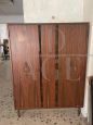 Small vintage entryway wardrobe in rosewood, 1950s