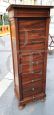 1920s office filing cabinet in mahogany