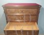 Antique 19th century carved walnut tallboy chest of drawers