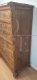 Antique 19th century carved walnut tallboy chest of drawers