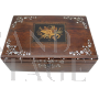 Antique Napoleon III jewelery box with mother-of-pearl inlays