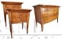 Pregno vintage chest of drawers and bedside tables in Italian walnut