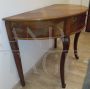 Antique half-moon console table, Italy early 19th century