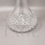 Crystal decanter with 2 glasses, Italy 1960s