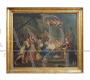 Antique painting with Nativity, oil on canvas of Italian manufacture 