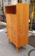 Vintage highboard with drop-down desk and drawers, 1950s