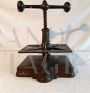 Antique book binding press