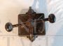 Antique book binding press