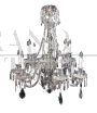 Murano glass chandelier with crystal drops from the early 1900s