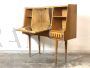 Vintage 1960s highboard with bar cabinet