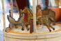 Vintage miniature carousel from the 1920s