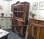 Two-body antique cupboard from the 19th century