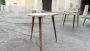 Coffee table with white formica top