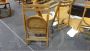 4 folding chairs in beech wood