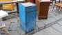 Blue iron workshop cabinet