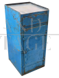 Blue iron workshop cabinet