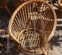 Pair of vintage bamboo cockpit chairs