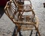 Pair of Italian bamboo chairs from the 60s / 70s