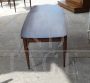 Danish vintage coffee table in teak wood with double top