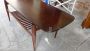 Danish vintage coffee table in teak wood with double top