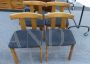 4 vintage chairs designed by Luigi Vaghi for Former, 1960s