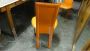 Set of 4 vintage orange Lara Cattelan chairs