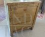 Antique Venetian lacquered and painted bedside table