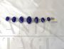 White gold bracelet with diamonds and Tanzanite cabochon