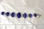 White gold bracelet with diamonds and Tanzanite cabochon