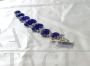 White gold bracelet with diamonds and Tanzanite cabochon