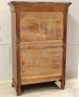 Antique Louis Philippe capuchin secretaire in walnut, 19th century