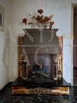 Vintage bar cabinet in the shape of a fireplace, 1960s