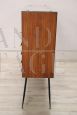 Bar cabinet for the center of the room, Italian mid-century from the 1960s