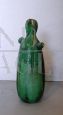 Catalan botijo ​​cantir flask in green glazed terracotta, 1970s