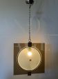 Fontana Arte directional chandelier suspension lamp in cut glass