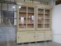 Large vintage bookcase in lacquered fir, Italy 1920s