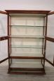 Antique 19th century display cabinet in walnut