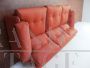 Coronado sofa by Tobia Scarpa for B&B Italia in orange color, Italy 1960s