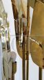 Brass palm-shaped floor lamp from Italy 1970s